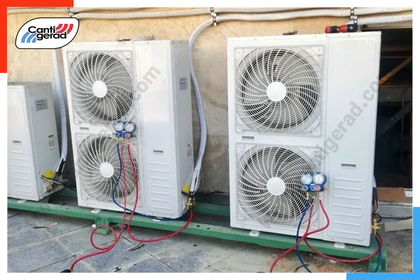 نشت گاز و شارژ مبرد در سیستم VRF